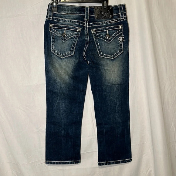 Nwt Miss Me denim capris / “crop” size 25 - Picture 2 of 4